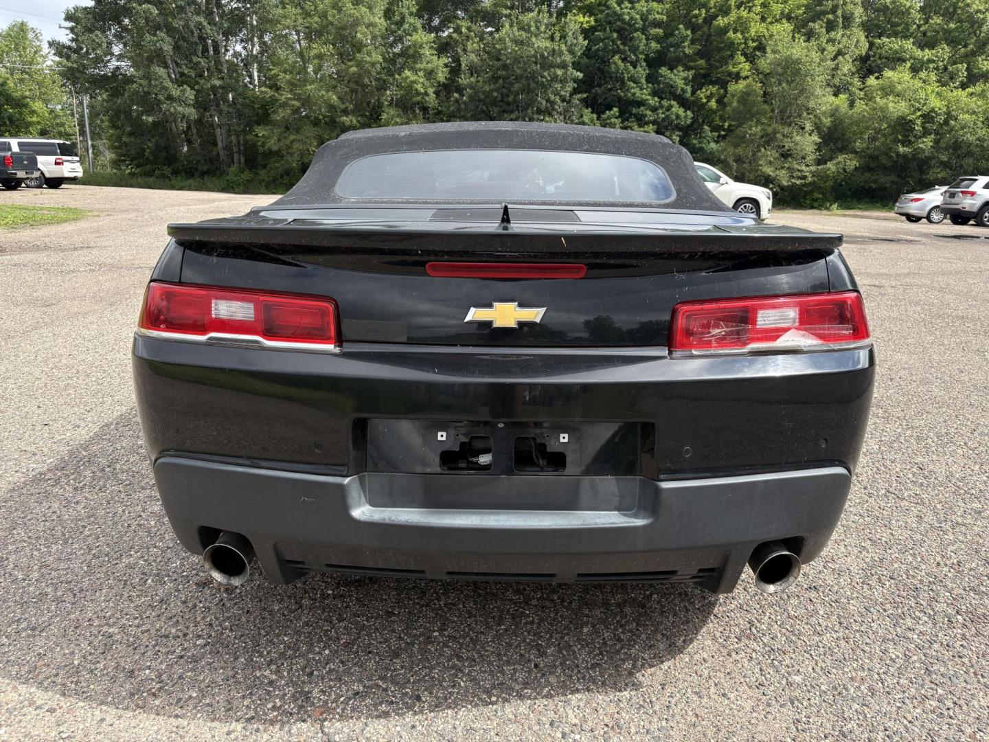 2014 Black Chevrolet Camaro Convertible 1LT (2G1FB3D30E9) with an 3.6L V6 DOHC 24V FFV engine, 6-Speed Automatic transmission, located at 17255 hwy 65 NE, Ham Lake, MN, 55304, 0.000000, 0.000000 - Photo#3