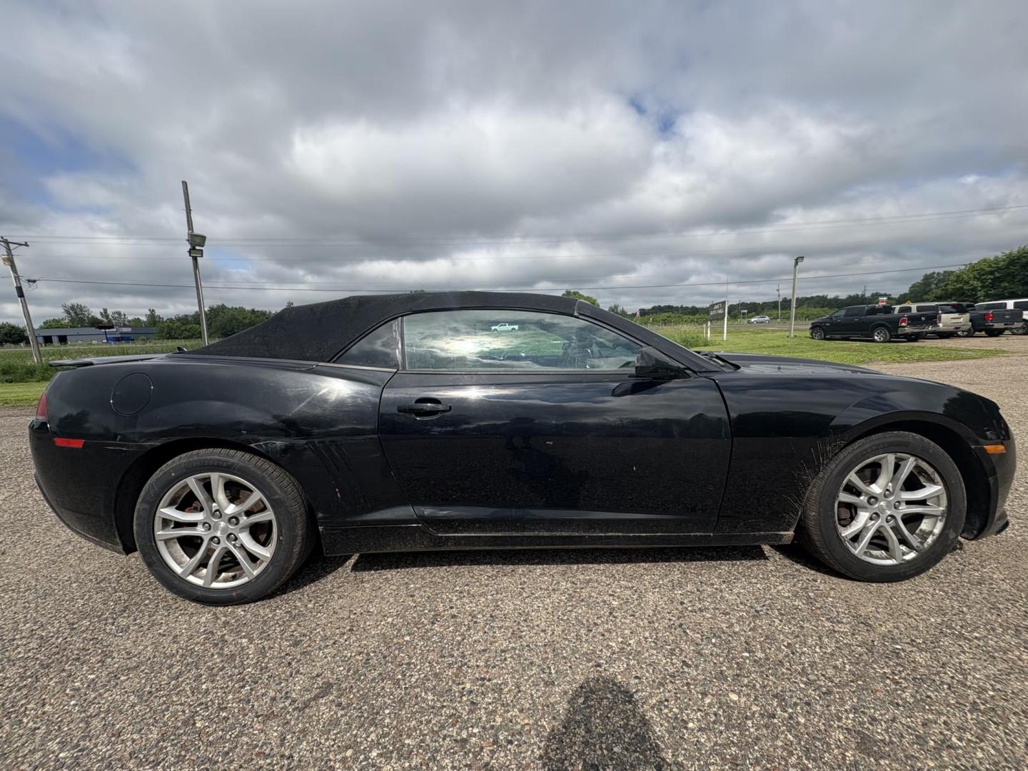 2014 Black Chevrolet Camaro Convertible 1LT (2G1FB3D30E9) with an 3.6L V6 DOHC 24V FFV engine, 6-Speed Automatic transmission, located at 17255 hwy 65 NE, Ham Lake, MN, 55304, 0.000000, 0.000000 - Photo#5