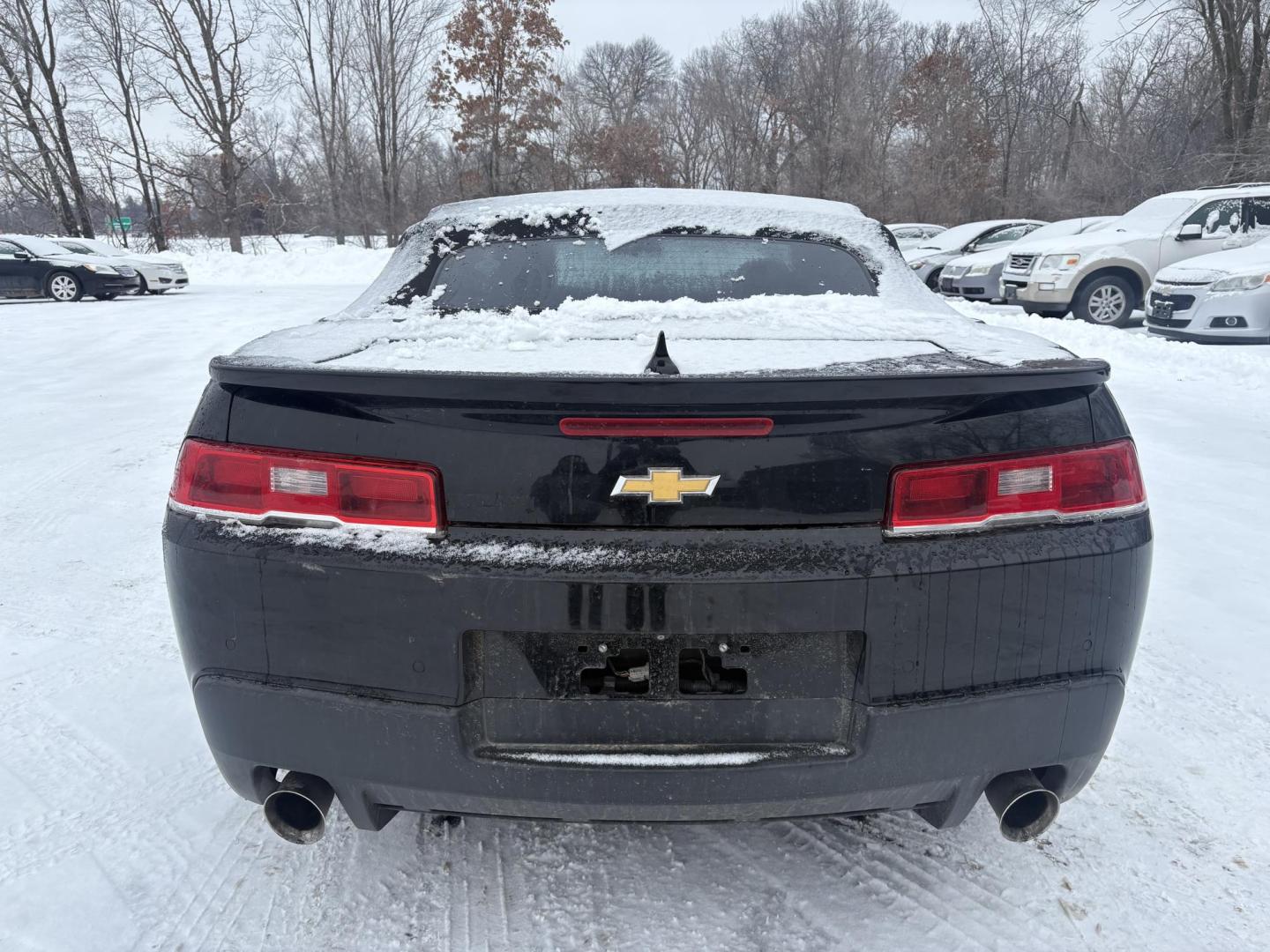 2014 Black Chevrolet Camaro Convertible 1LT (2G1FB3D30E9) with an 3.6L V6 DOHC 24V FFV engine, 6-Speed Automatic transmission, located at 17255 hwy 65 NE, Ham Lake, MN, 55304, 0.000000, 0.000000 - Photo#3
