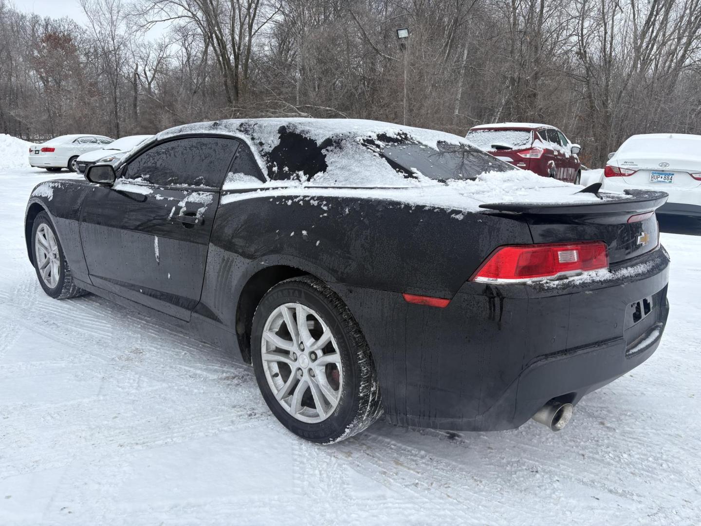 2014 Black Chevrolet Camaro Convertible 1LT (2G1FB3D30E9) with an 3.6L V6 DOHC 24V FFV engine, 6-Speed Automatic transmission, located at 17255 hwy 65 NE, Ham Lake, MN, 55304, 0.000000, 0.000000 - Photo#2