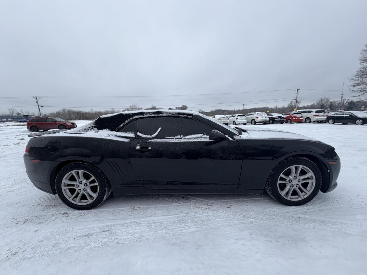 2014 Black Chevrolet Camaro Convertible 1LT (2G1FB3D30E9) with an 3.6L V6 DOHC 24V FFV engine, 6-Speed Automatic transmission, located at 17255 hwy 65 NE, Ham Lake, MN, 55304, 0.000000, 0.000000 - Photo#4