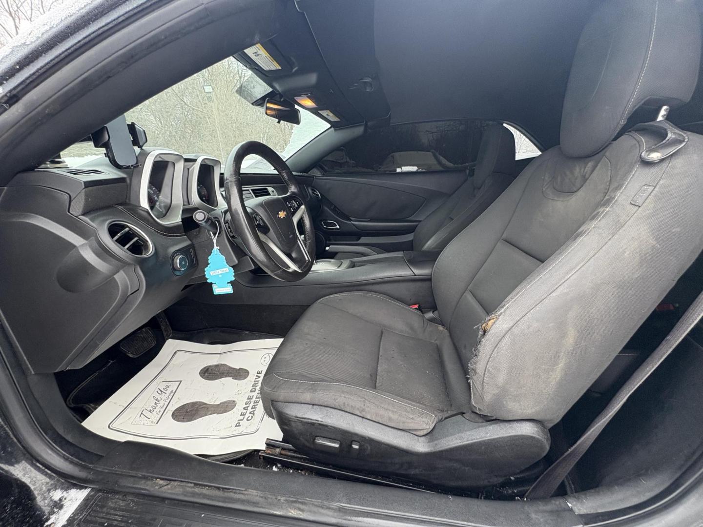 2014 Black Chevrolet Camaro Convertible 1LT (2G1FB3D30E9) with an 3.6L V6 DOHC 24V FFV engine, 6-Speed Automatic transmission, located at 17255 hwy 65 NE, Ham Lake, MN, 55304, 0.000000, 0.000000 - Photo#9