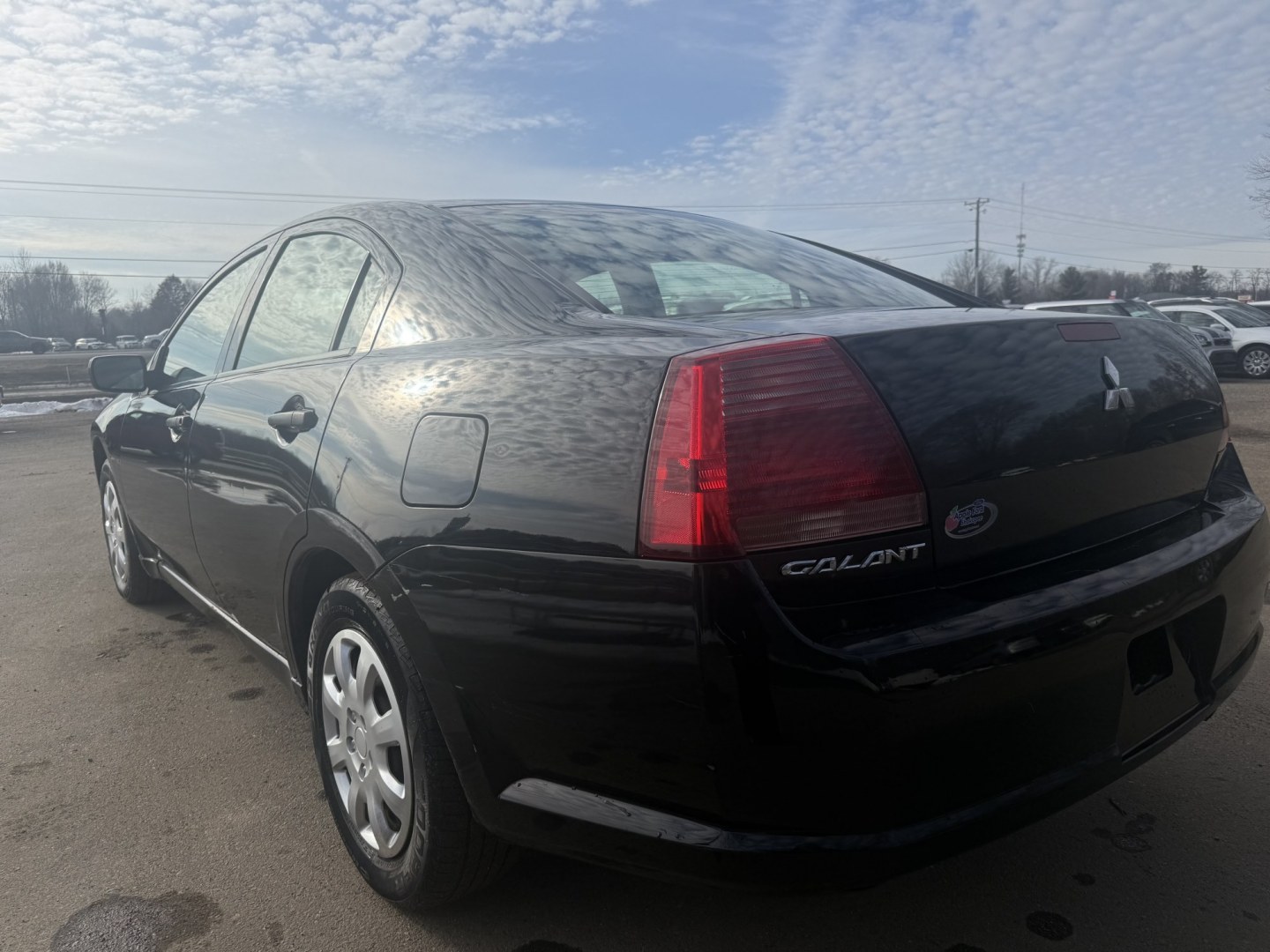 2006 Black Mitsubishi Galant DE (4A3AB26FX6E) with an 2.4L L4 SOHC 16V engine, 4-Speed Automatic Overdrive transmission, located at 17255 hwy 65 NE, Ham Lake, MN, 55304, 0.000000, 0.000000 - Photo#2