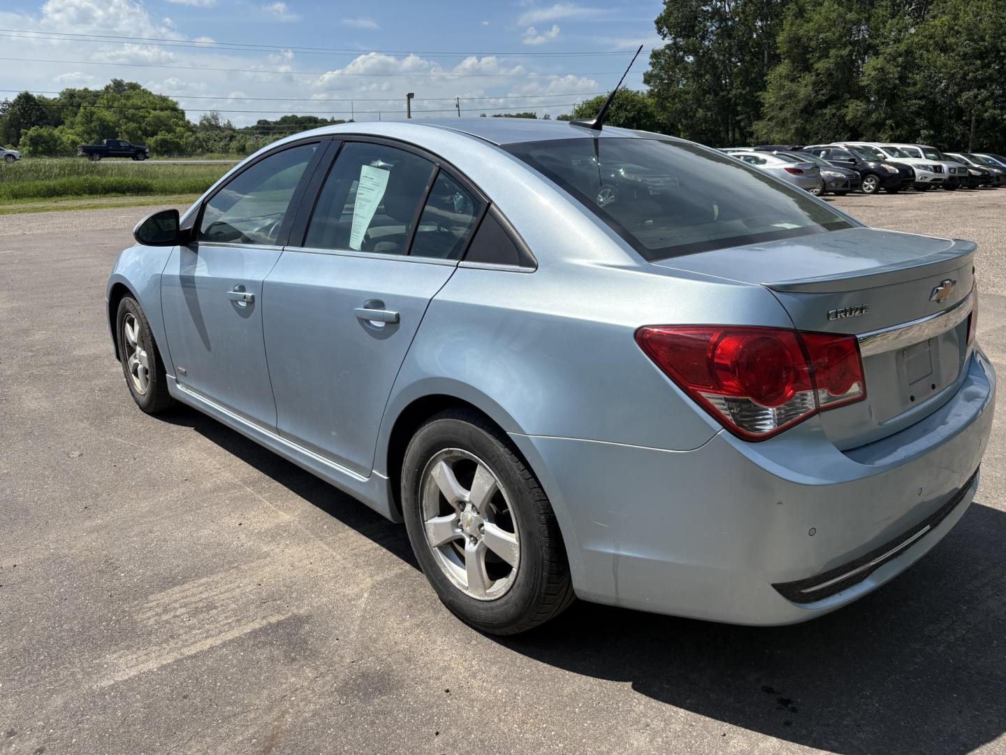 2011 Blue Chevrolet CRUZE 1LT (1G1PF5S92B7) with an 1.4L L4 DOHC 16V TURBO engine, 6-Speed Manual transmission, located at 17255 hwy 65 NE, Ham Lake, MN, 55304, 0.000000, 0.000000 - Photo#2