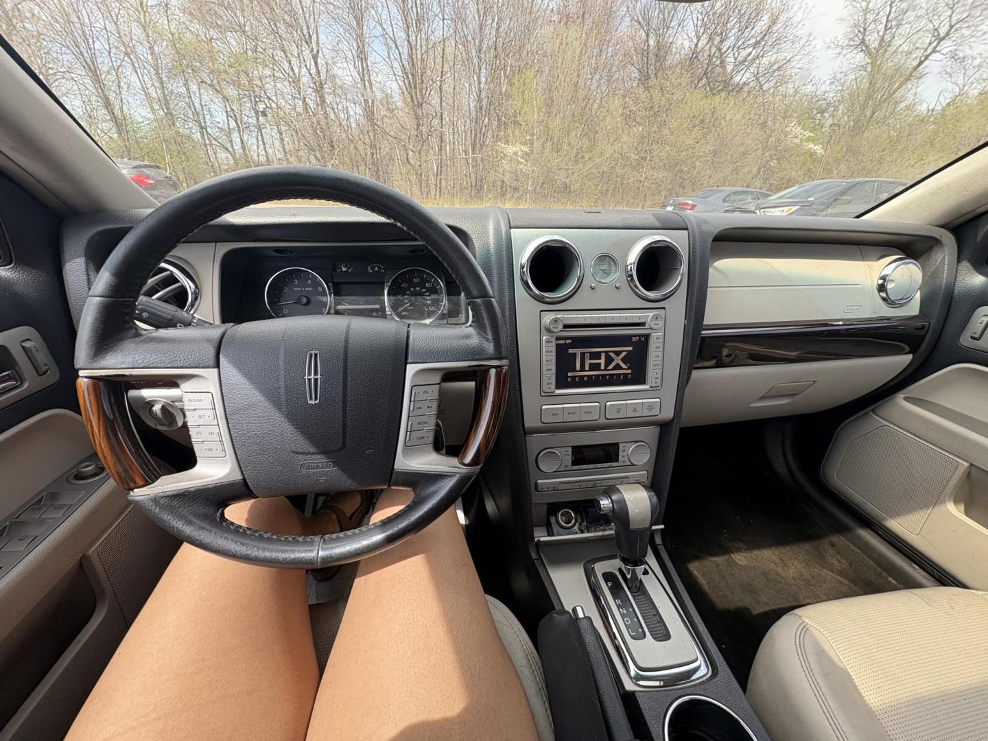 2007 Black Lincoln MKZ AWD (3LNHM28T47R) with an 3.5L V6 DOHC 24V engine, 6-Speed Automatic Overdrive transmission, located at 17255 hwy 65 NE, Ham Lake, MN, 55304, 0.000000, 0.000000 - Photo#17