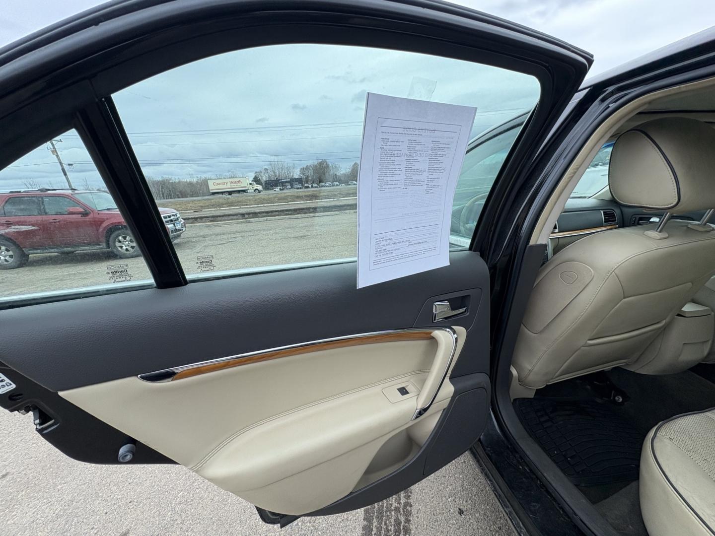 2010 Black Lincoln MKZ (3LNHL2JC7AR) , located at 17255 hwy 65 NE, Ham Lake, MN, 55304, 0.000000, 0.000000 - Photo#10