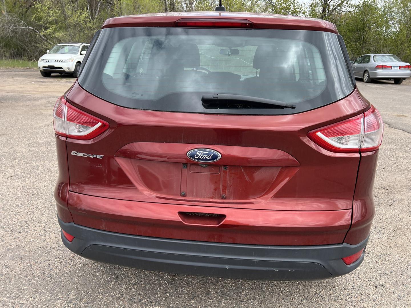 2014 Orange /Black Ford Escape S FWD (1FMCU0F79EU) with an 2.5L L4 DOHC 16V engine, 6-Speed Automatic transmission, located at 17255 hwy 65 NE, Ham Lake, MN, 55304, 0.000000, 0.000000 - Photo#5