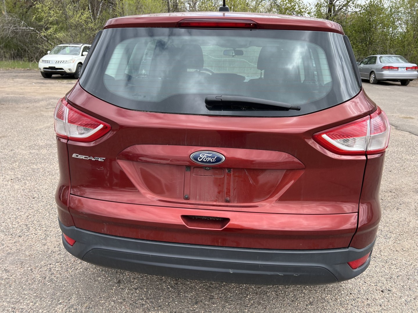 2014 Orange /Black Ford Escape S FWD (1FMCU0F79EU) with an 2.5L L4 DOHC 16V engine, 6-Speed Automatic transmission, located at 17255 hwy 65 NE, Ham Lake, MN, 55304, 0.000000, 0.000000 - Photo#5