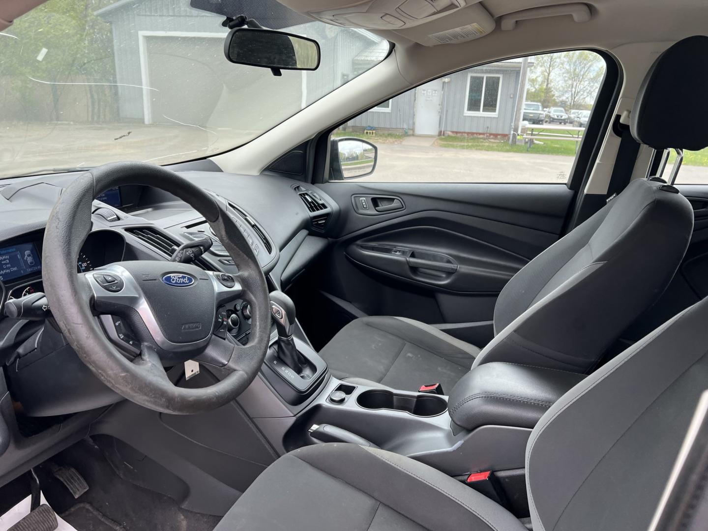 2014 Orange /Black Ford Escape S FWD (1FMCU0F79EU) with an 2.5L L4 DOHC 16V engine, 6-Speed Automatic transmission, located at 17255 hwy 65 NE, Ham Lake, MN, 55304, 0.000000, 0.000000 - Photo#9