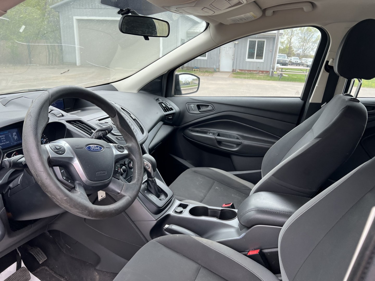 2014 Orange /Black Ford Escape S FWD (1FMCU0F79EU) with an 2.5L L4 DOHC 16V engine, 6-Speed Automatic transmission, located at 17255 hwy 65 NE, Ham Lake, MN, 55304, 0.000000, 0.000000 - Photo#9