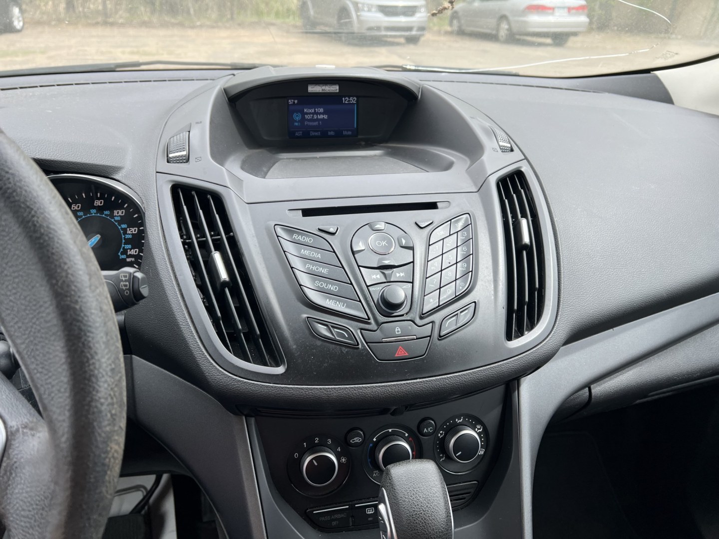 2014 Orange /Black Ford Escape S FWD (1FMCU0F79EU) with an 2.5L L4 DOHC 16V engine, 6-Speed Automatic transmission, located at 17255 hwy 65 NE, Ham Lake, MN, 55304, 0.000000, 0.000000 - Photo#16