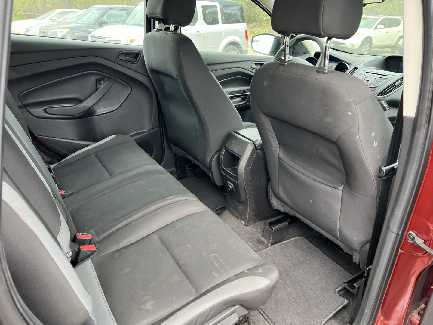 2014 Orange /Black Ford Escape S FWD (1FMCU0F79EU) with an 2.5L L4 DOHC 16V engine, 6-Speed Automatic transmission, located at 17255 hwy 65 NE, Ham Lake, MN, 55304, 0.000000, 0.000000 - Photo#15