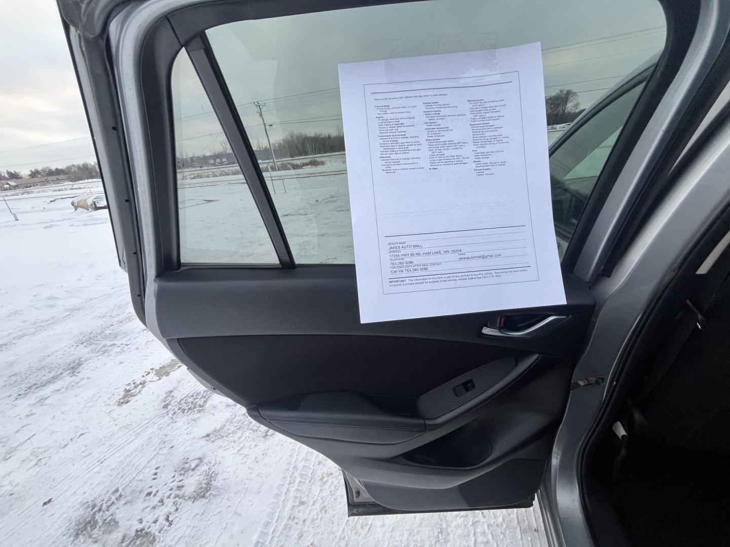 2014 Mazda CX-5 Touring AWD (JM3KE4CY2E0) with an 2.5L L4 DOHC 16V engine, 6-Speed Automatic transmission, located at 17255 hwy 65 NE, Ham Lake, MN, 55304, 0.000000, 0.000000 - Photo#10