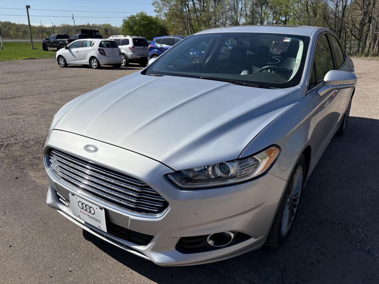 2014 Ford Fusion Titanium (3FA6P0K97ER) with an 2.0L L4 DOHC 16V engine, located at 17255 hwy 65 NE, Ham Lake, MN, 55304, 0.000000, 0.000000 - Photo#0