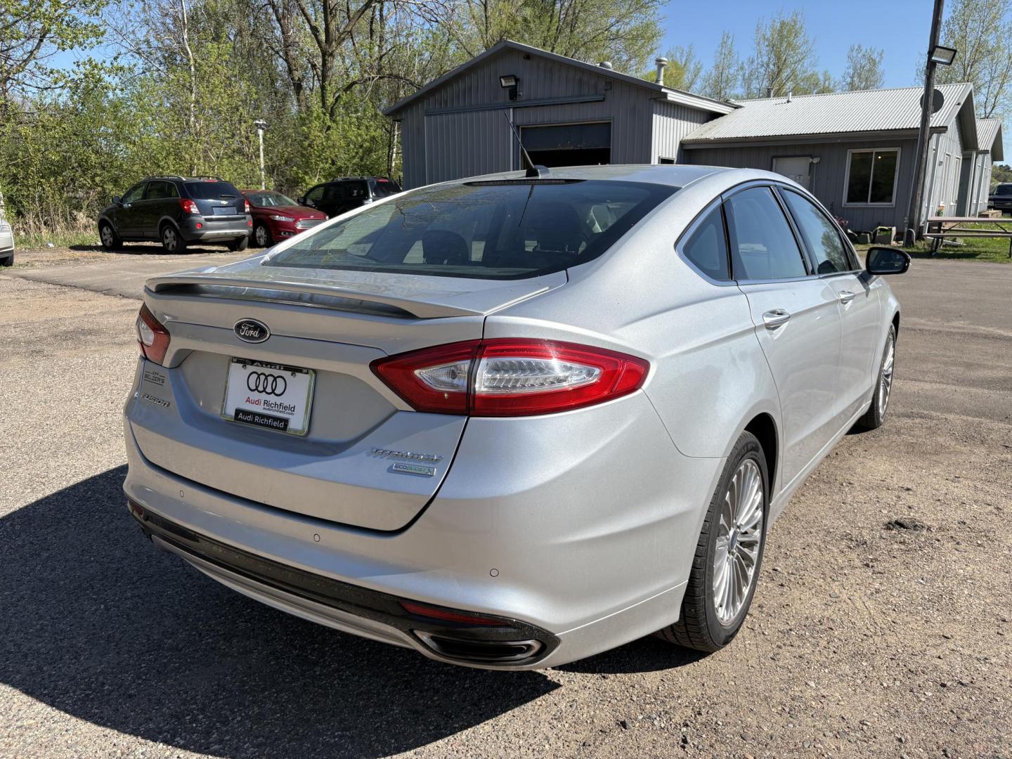 2014 Ford Fusion Titanium (3FA6P0K97ER) with an 2.0L L4 DOHC 16V engine, located at 17255 hwy 65 NE, Ham Lake, MN, 55304, 0.000000, 0.000000 - Photo#4
