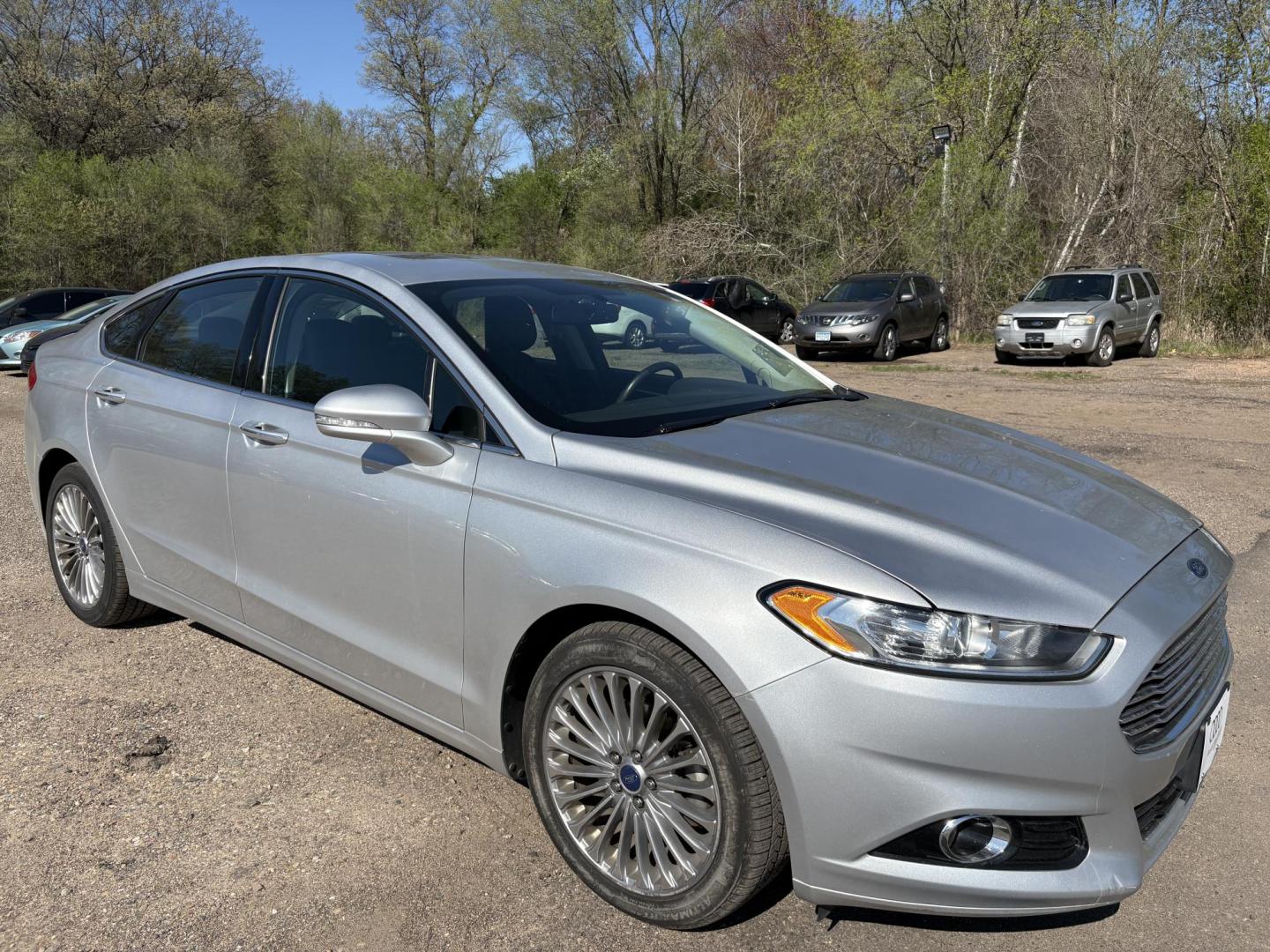 2014 Ford Fusion Titanium (3FA6P0K97ER) with an 2.0L L4 DOHC 16V engine, located at 17255 hwy 65 NE, Ham Lake, MN, 55304, 0.000000, 0.000000 - Photo#6