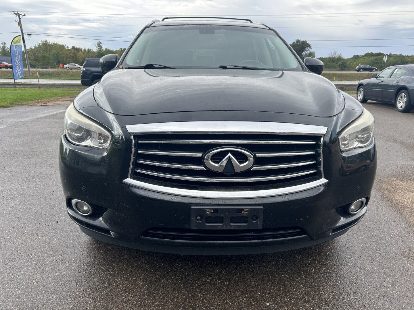 2014 Infiniti JX Base AWD (5N1AL0MM8EC) with an 3.5L V6 DOHC 24V engine, Continuously Variable Transmission transmission, located at 17255 hwy 65 NE, Ham Lake, MN, 55304, 0.000000, 0.000000- Photo#1