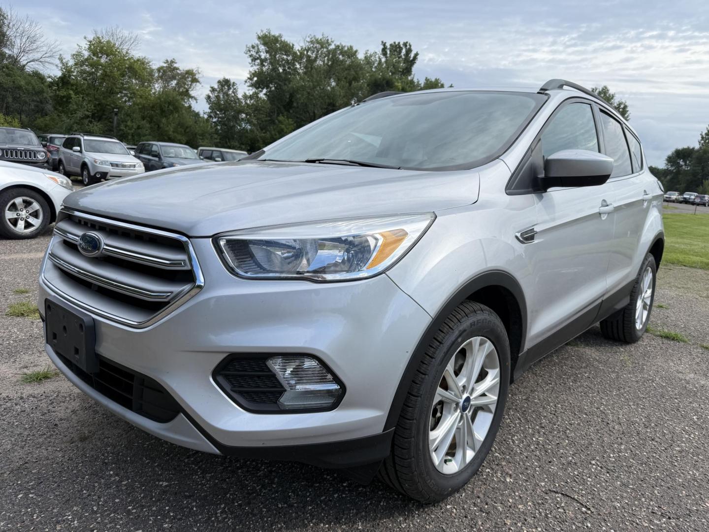 2018 Ford Escape SE 4WD (1FMCU9GD4JU) with an 1.5L L4 DOHC 16V engine, 6A transmission, located at 17255 hwy 65 NE, Ham Lake, MN, 55304, 0.000000, 0.000000 - Photo#0