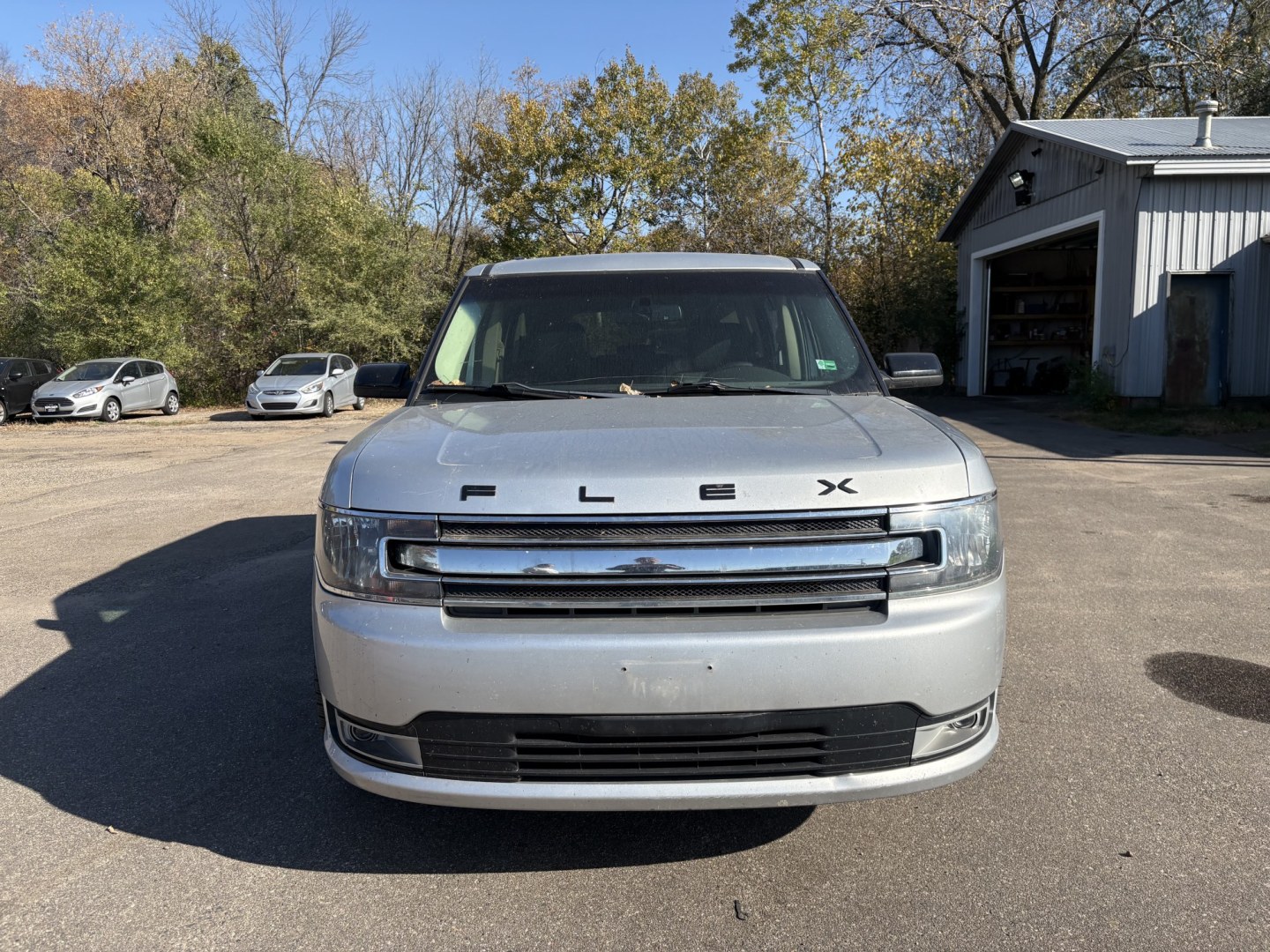 2016 silver /black Ford Flex SEL AWD (2FMHK6C80GB) with an 3.5L V6 DOHC 24V engine, 6A transmission, located at 17255 hwy 65 NE, Ham Lake, MN, 55304, 0.000000, 0.000000- Photo#7