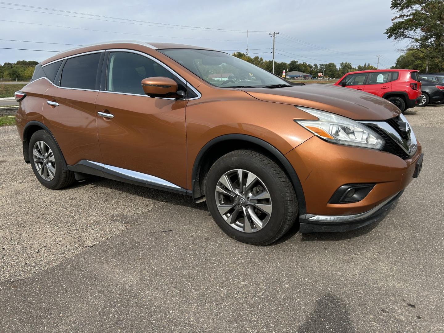 2016 /black Nissan Murano Platinum AWD (5N1AZ2MH6GN) with an 3.5L V6 DOHC 24V engine, CVT transmission, located at 17255 hwy 65 NE, Ham Lake, MN, 55304, 0.000000, 0.000000- Photo#2
