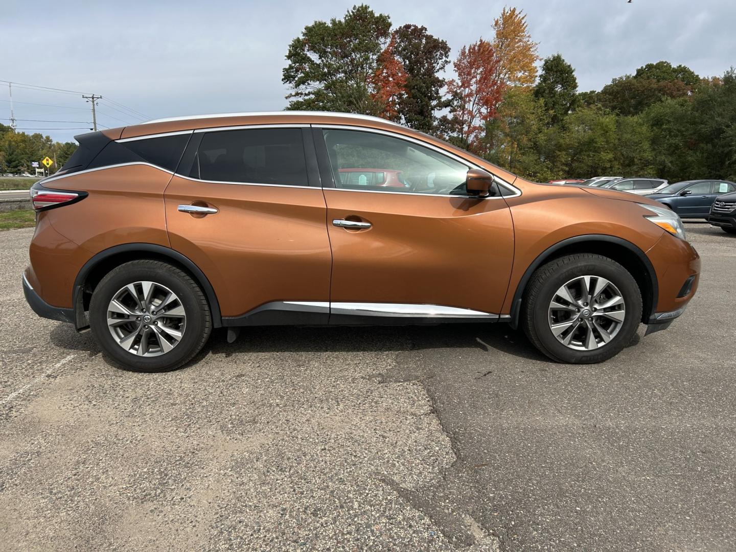 2016 /black Nissan Murano Platinum AWD (5N1AZ2MH6GN) with an 3.5L V6 DOHC 24V engine, CVT transmission, located at 17255 hwy 65 NE, Ham Lake, MN, 55304, 0.000000, 0.000000- Photo#3