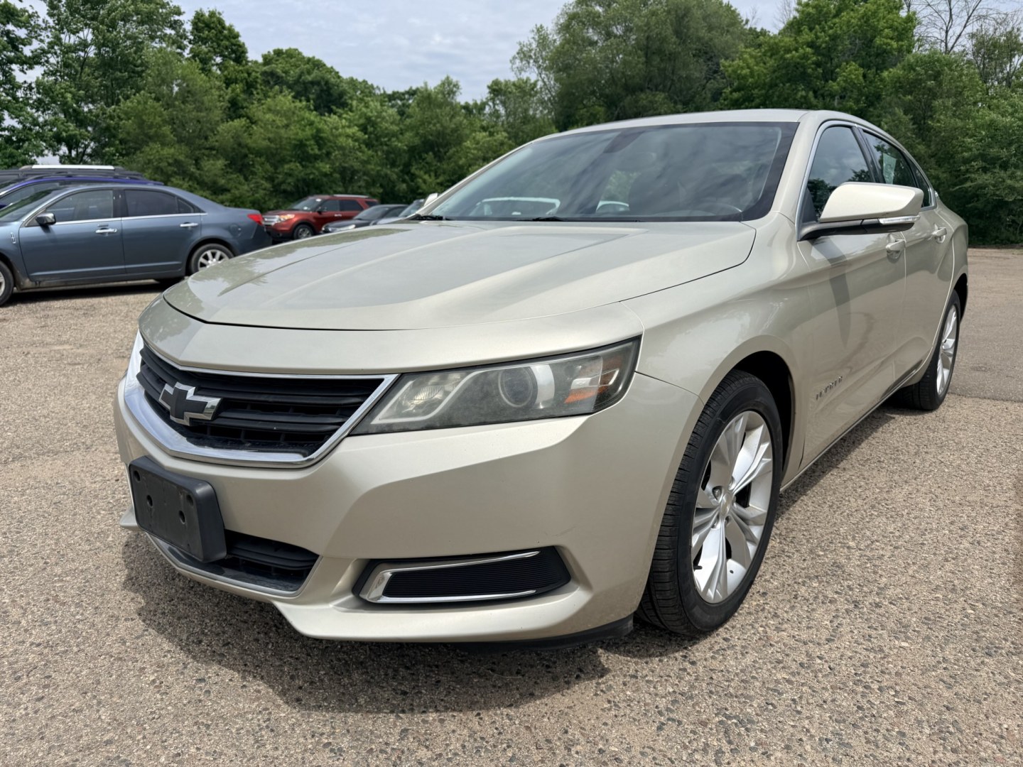 2014 Gold Chevrolet Impala with an 6 engine, located at 17255 hwy 65 NE, Ham Lake, MN, 55304, 0.000000, 0.000000- Photo#0