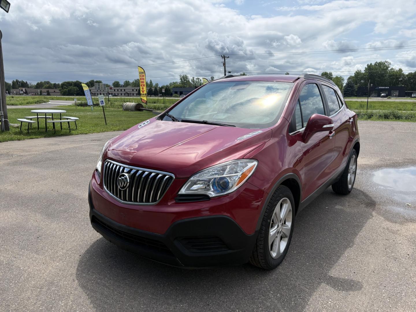 2016 Buick Encore Base FWD (KL4CJASB4GB) with an 1.4L L4 DOHC 16V TURBO engine, 6A transmission, located at 17255 hwy 65 NE, Ham Lake, MN, 55304, 0.000000, 0.000000- Photo#0