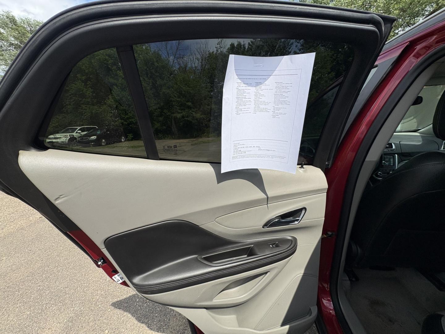 2016 Buick Encore Base FWD (KL4CJASB4GB) with an 1.4L L4 DOHC 16V TURBO engine, 6A transmission, located at 17255 hwy 65 NE, Ham Lake, MN, 55304, 0.000000, 0.000000- Photo#10