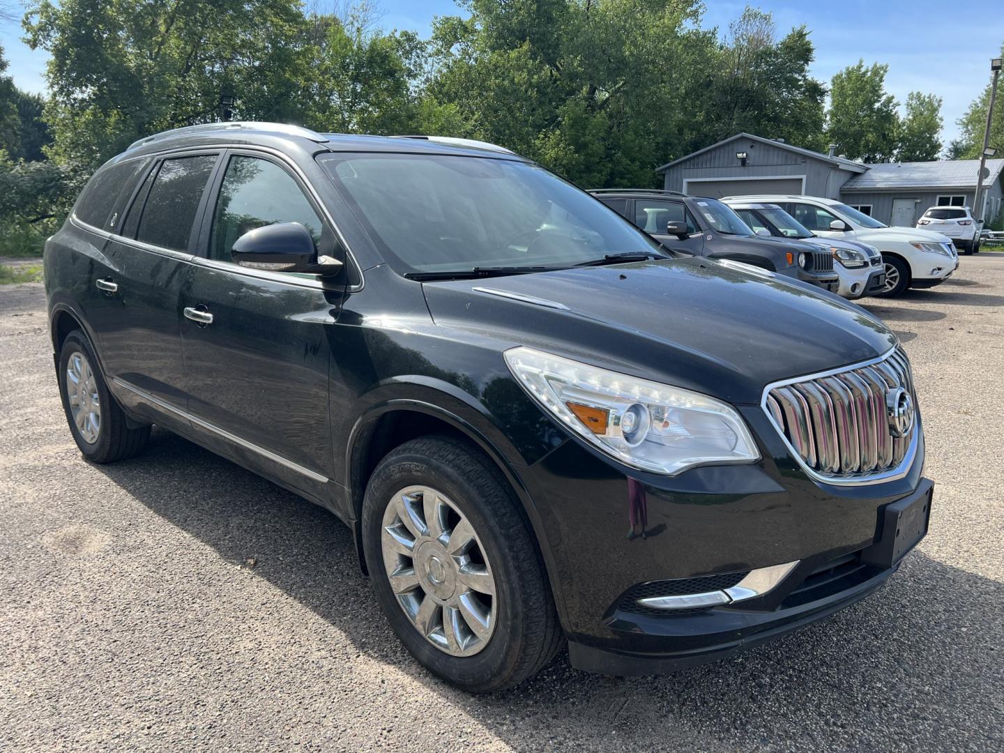 2015 Buick Enclave Leather AWD (5GAKVBKD5FJ) with an 3.6L V6 DOHC 24V engine, 6A transmission, located at 17255 hwy 65 NE, Ham Lake, MN, 55304, 0.000000, 0.000000- Photo#2