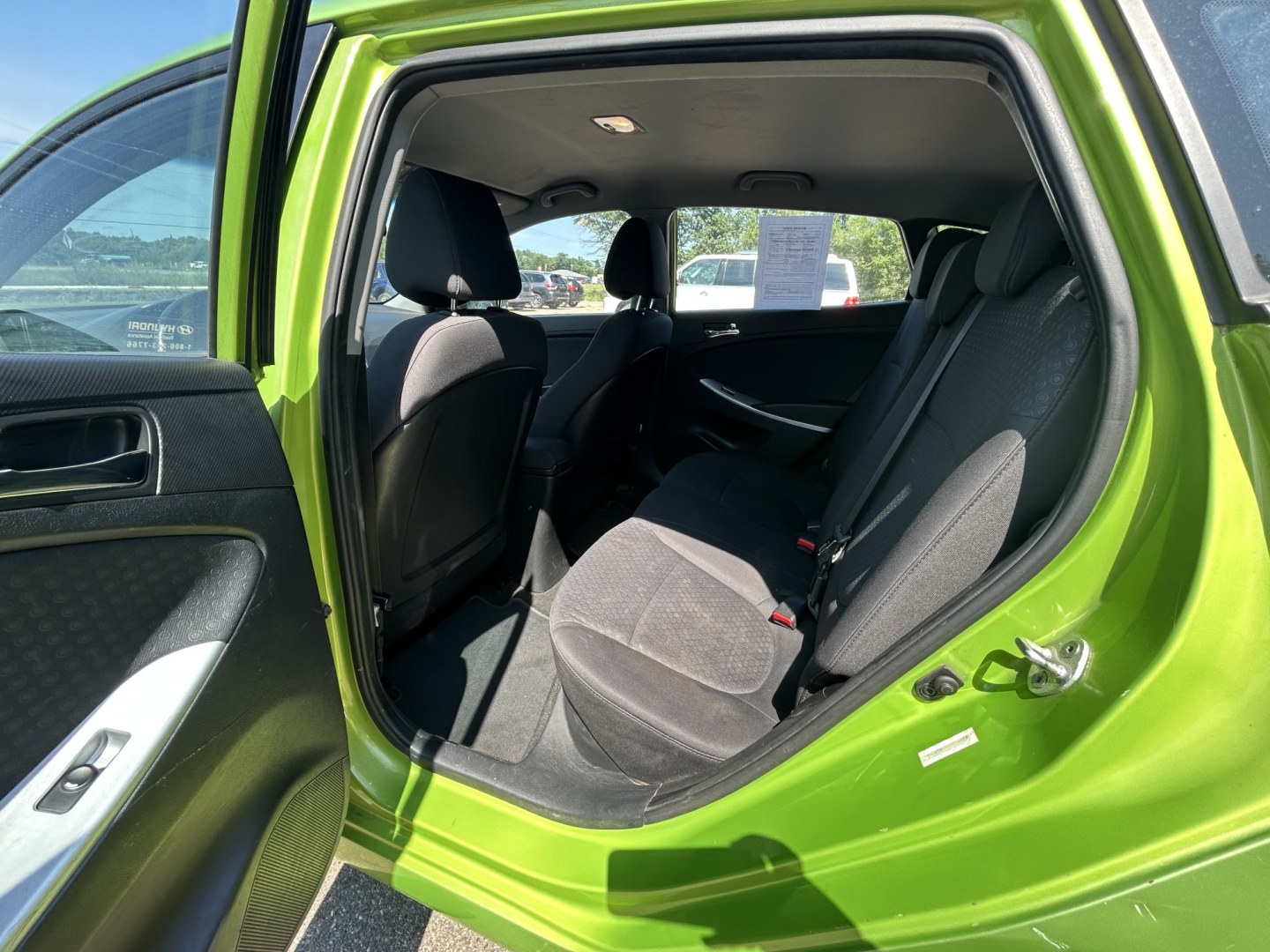 2013 Hyundai Accent SE 5-Door (KMHCU5AEXDU) with an 1.6L L4 DOHC 16V engine, located at 17255 hwy 65 NE, Ham Lake, MN, 55304, 0.000000, 0.000000- Photo#11