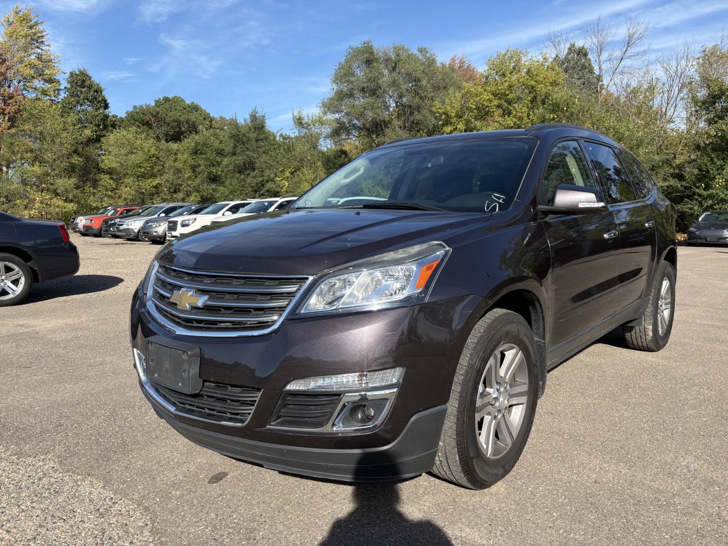 2015 Chevrolet Traverse 1LT FWD (1GNKRGKD0FJ) with an 3.6L V6 DOHC 24V engine, 6A transmission, located at 17255 hwy 65 NE, Ham Lake, MN, 55304, 0.000000, 0.000000- Photo#0