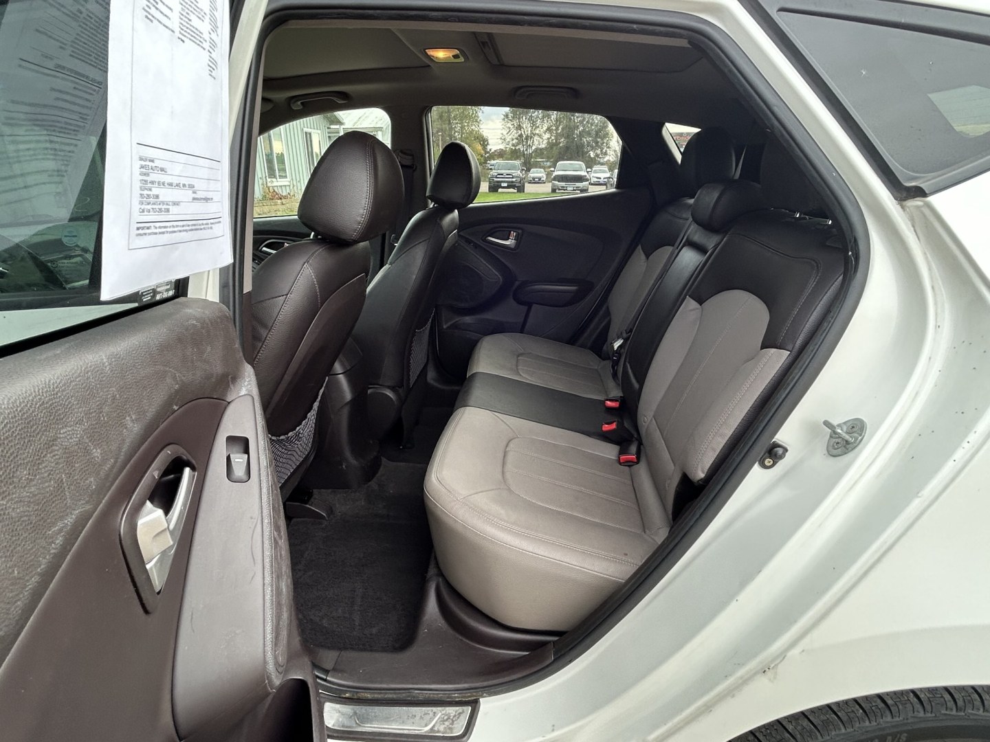 2013 Hyundai Tucson Limited Auto AWD (KM8JUCACXDU) with an 2.4L L4 DOHC 16V engine, 6-Speed Automatic transmission, located at 17255 hwy 65 NE, Ham Lake, MN, 55304, 0.000000, 0.000000- Photo#11