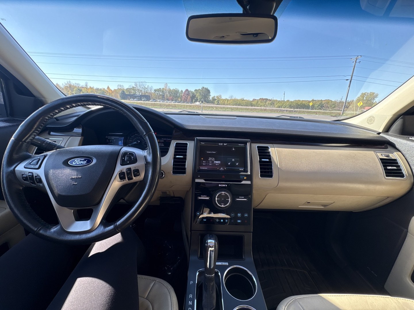 2014 Ford Flex Limited AWD w/EcoBoost (2FMHK6DT2EB) with an 3.5L V6 DOHC 24V engine, 6-Speed Automatic Overdrive transmission, located at 17255 hwy 65 NE, Ham Lake, MN, 55304, 0.000000, 0.000000- Photo#18
