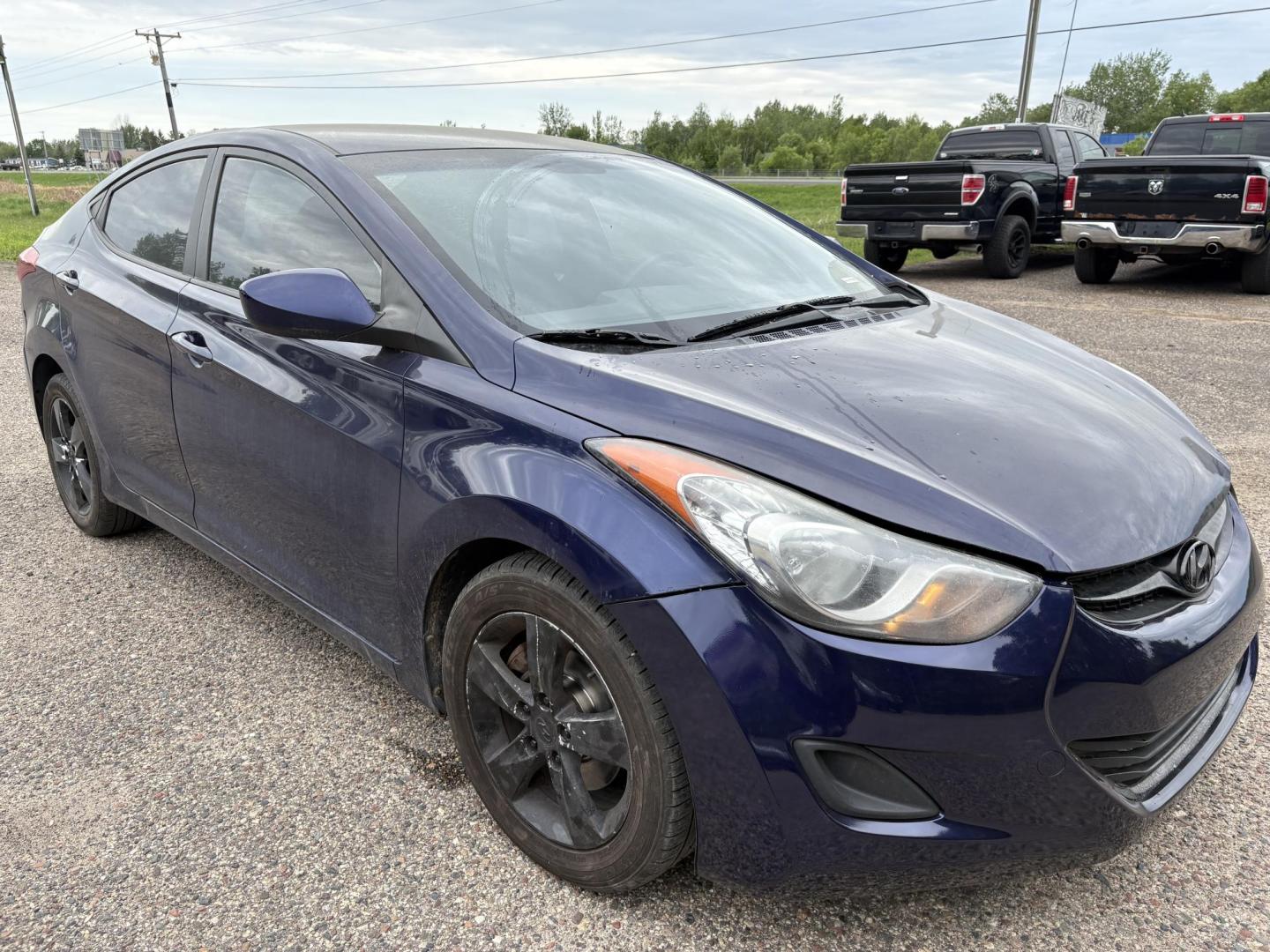 2011 Blue Hyundai Elantra GLS A/T (5NPDH4AE9BH) with an 1.8L L4 DOHC 16V engine, 6-Speed Automatic transmission, located at 17255 hwy 65 NE, Ham Lake, MN, 55304, 0.000000, 0.000000 - Photo#6