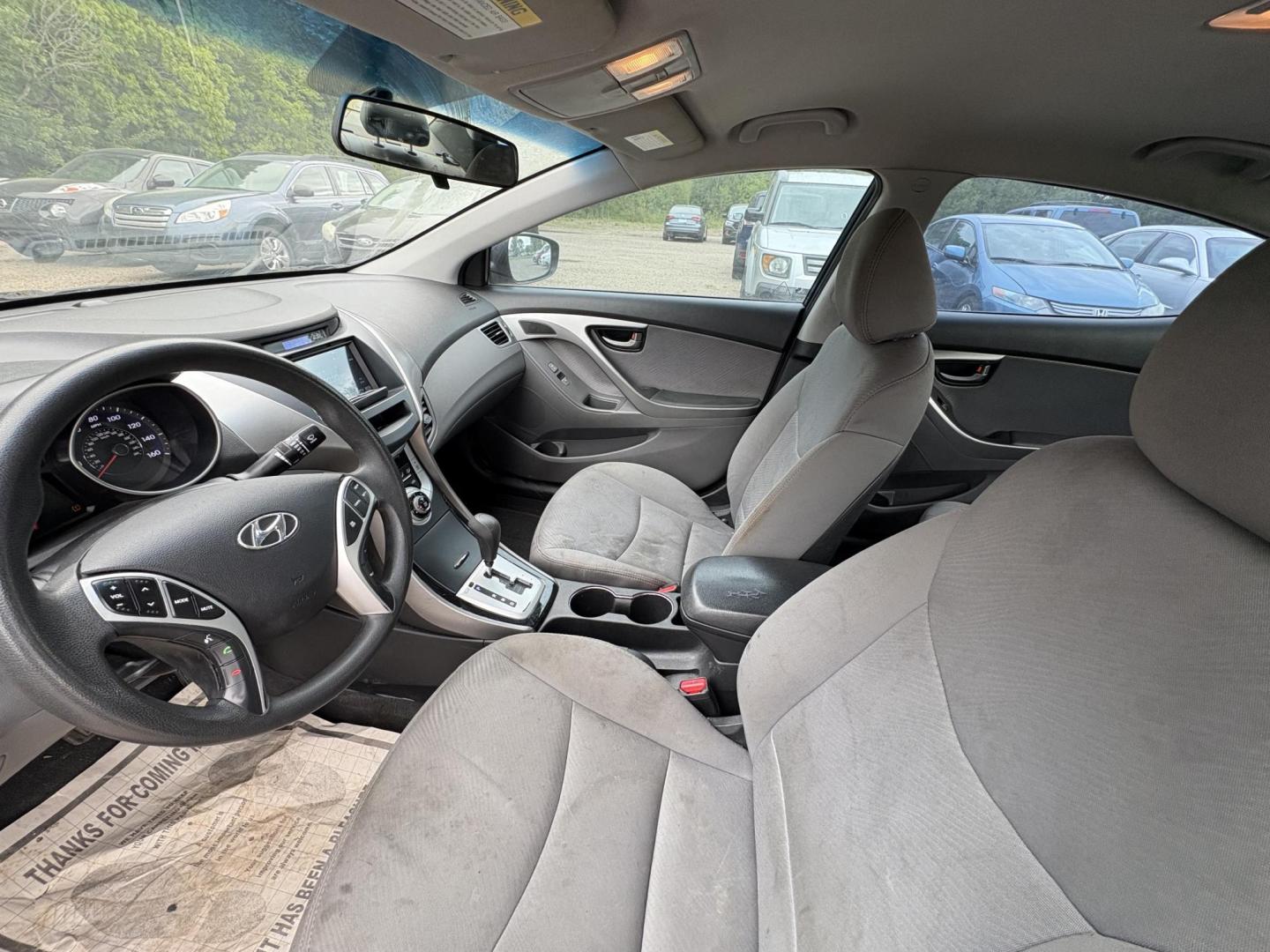2011 Blue Hyundai Elantra GLS A/T (5NPDH4AE9BH) with an 1.8L L4 DOHC 16V engine, 6-Speed Automatic transmission, located at 17255 hwy 65 NE, Ham Lake, MN, 55304, 0.000000, 0.000000 - Photo#9