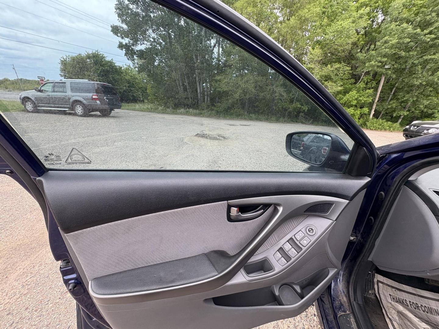 2011 Blue Hyundai Elantra GLS A/T (5NPDH4AE9BH) with an 1.8L L4 DOHC 16V engine, 6-Speed Automatic transmission, located at 17255 hwy 65 NE, Ham Lake, MN, 55304, 0.000000, 0.000000 - Photo#8