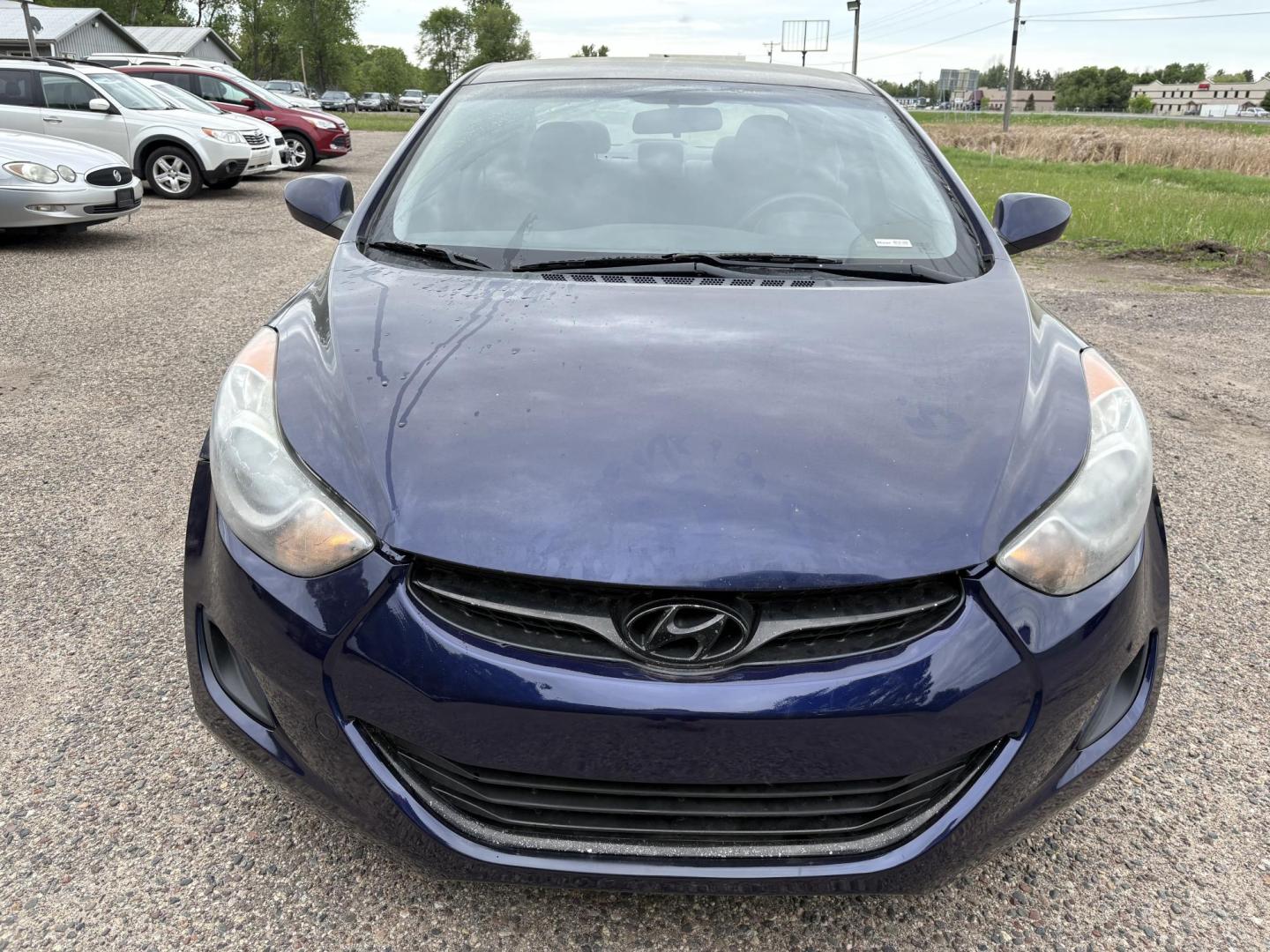 2011 Blue Hyundai Elantra GLS A/T (5NPDH4AE9BH) with an 1.8L L4 DOHC 16V engine, 6-Speed Automatic transmission, located at 17255 hwy 65 NE, Ham Lake, MN, 55304, 0.000000, 0.000000 - Photo#7