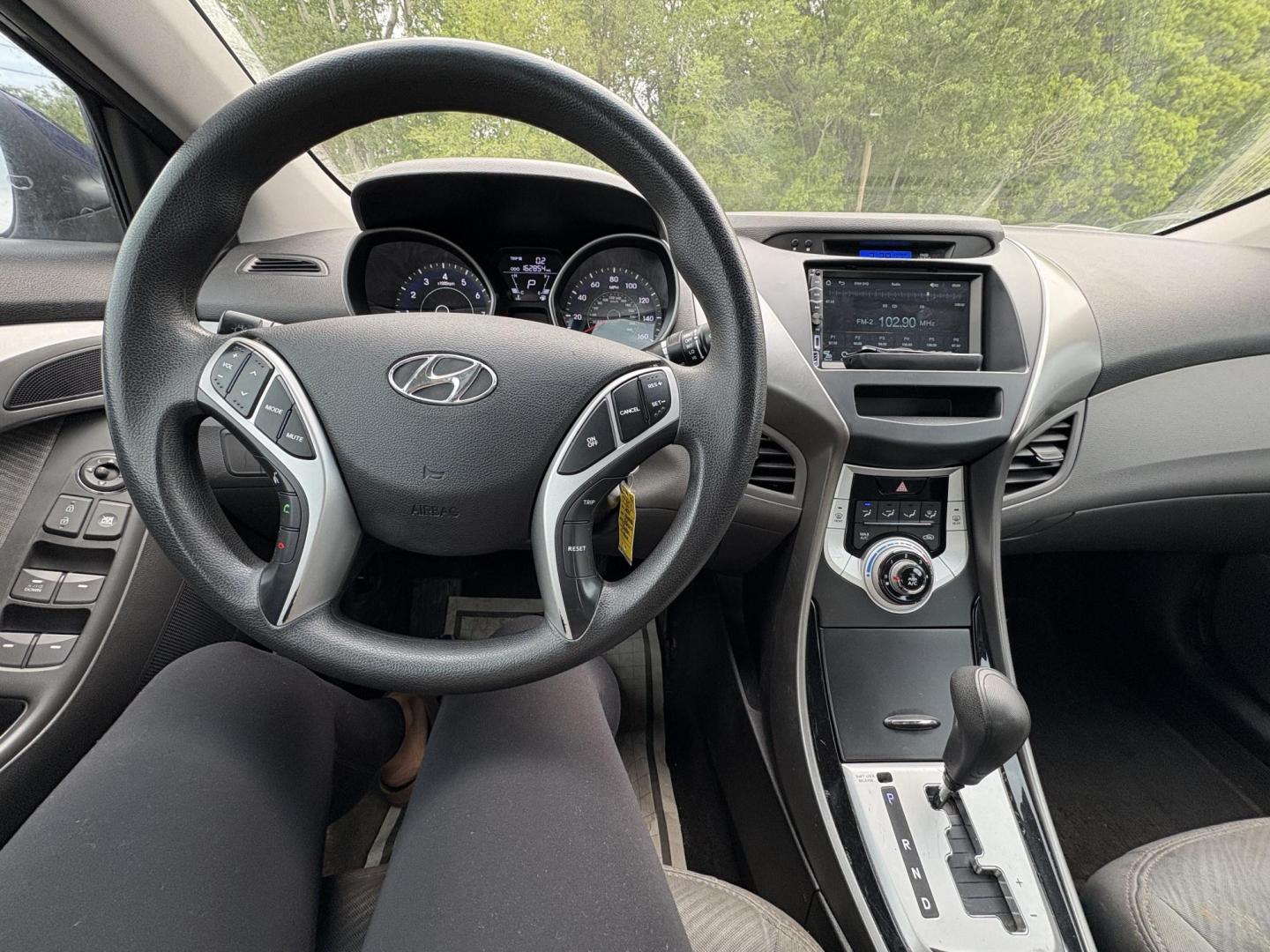2011 Blue Hyundai Elantra GLS A/T (5NPDH4AE9BH) with an 1.8L L4 DOHC 16V engine, 6-Speed Automatic transmission, located at 17255 hwy 65 NE, Ham Lake, MN, 55304, 0.000000, 0.000000 - Photo#16