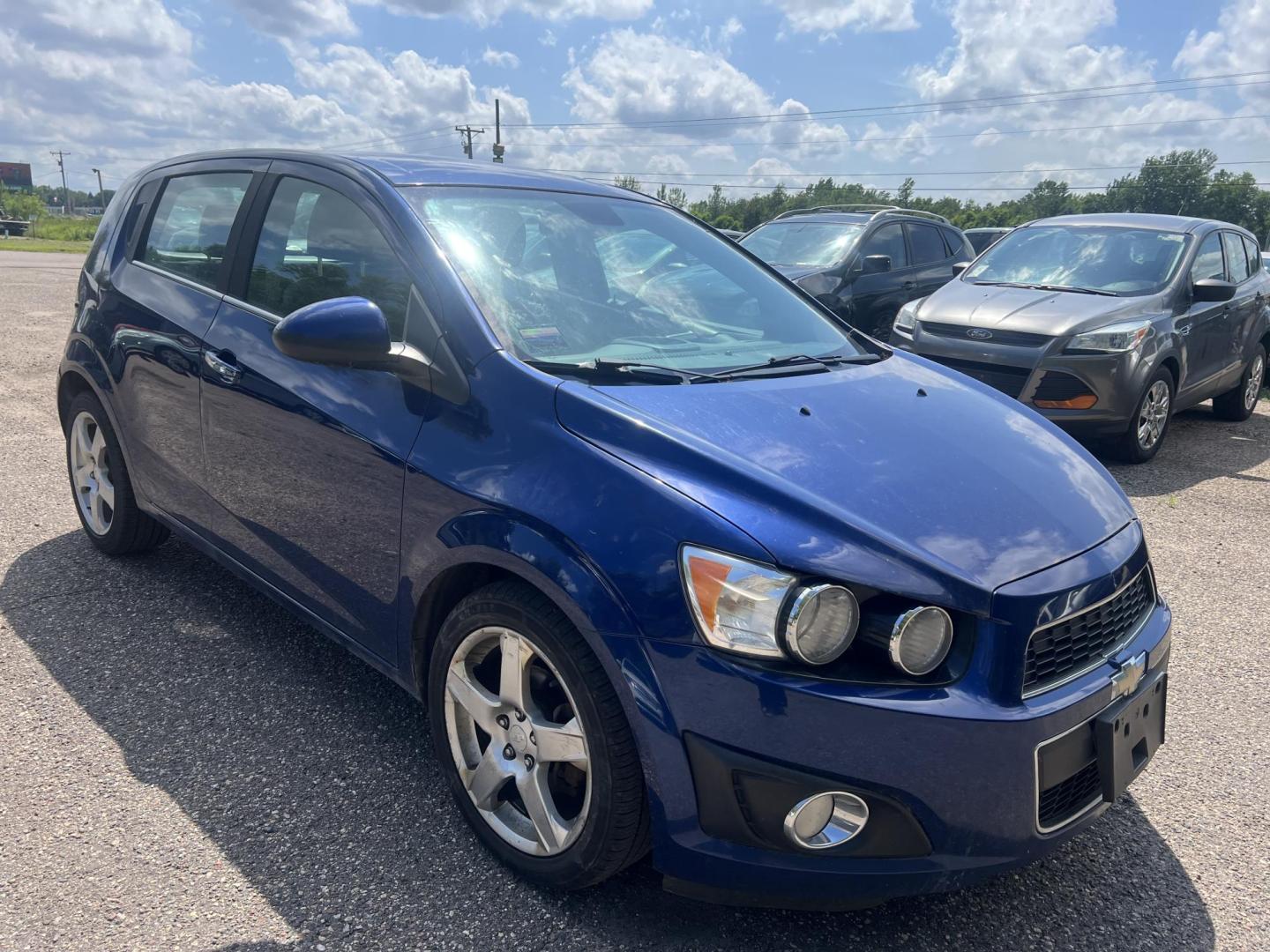 2013 Blue Chevrolet Sonic LTZ Auto 5-Door (1G1JE6SH9D4) with an 1.8L L4 DOHC 24V FFV engine, 6-Speed Automatic transmission, located at 17255 hwy 65 NE, Ham Lake, MN, 55304, 0.000000, 0.000000 - Photo#6
