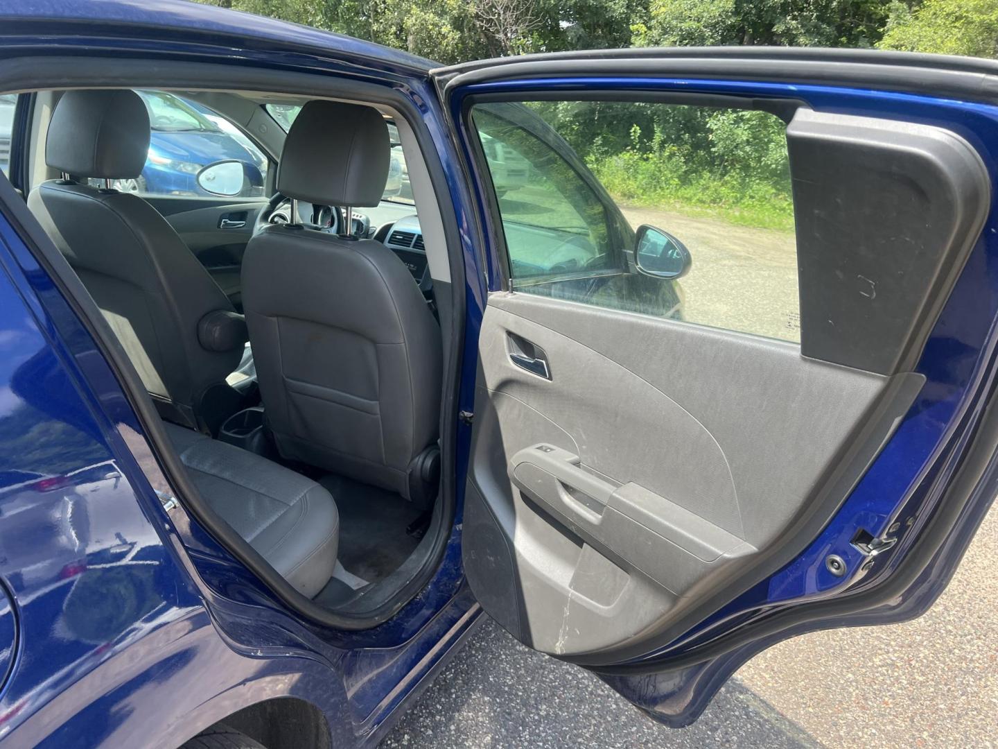2013 Blue Chevrolet Sonic LTZ Auto 5-Door (1G1JE6SH9D4) with an 1.8L L4 DOHC 24V FFV engine, 6-Speed Automatic transmission, located at 17255 hwy 65 NE, Ham Lake, MN, 55304, 0.000000, 0.000000 - Photo#12