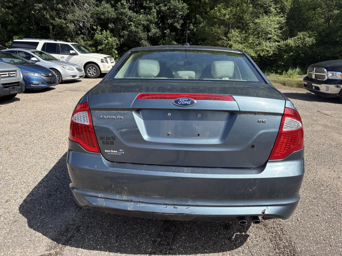 2012 Blue Ford Fusion SE (3FAHP0HA0CR) with an 2.5L L4 DOHC 16V engine, located at 17255 hwy 65 NE, Ham Lake, MN, 55304, 0.000000, 0.000000 - Photo#3
