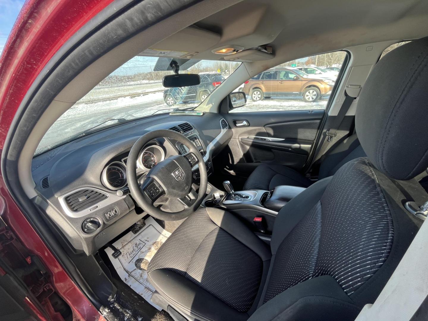 2011 Maroon Dodge Journey Express (3D4PG4FB5BT) with an 2.4L L4 DOHC 16V engine, 4-Speed Automatic transmission, located at 17255 hwy 65 NE, Ham Lake, MN, 55304, 0.000000, 0.000000 - Photo#9