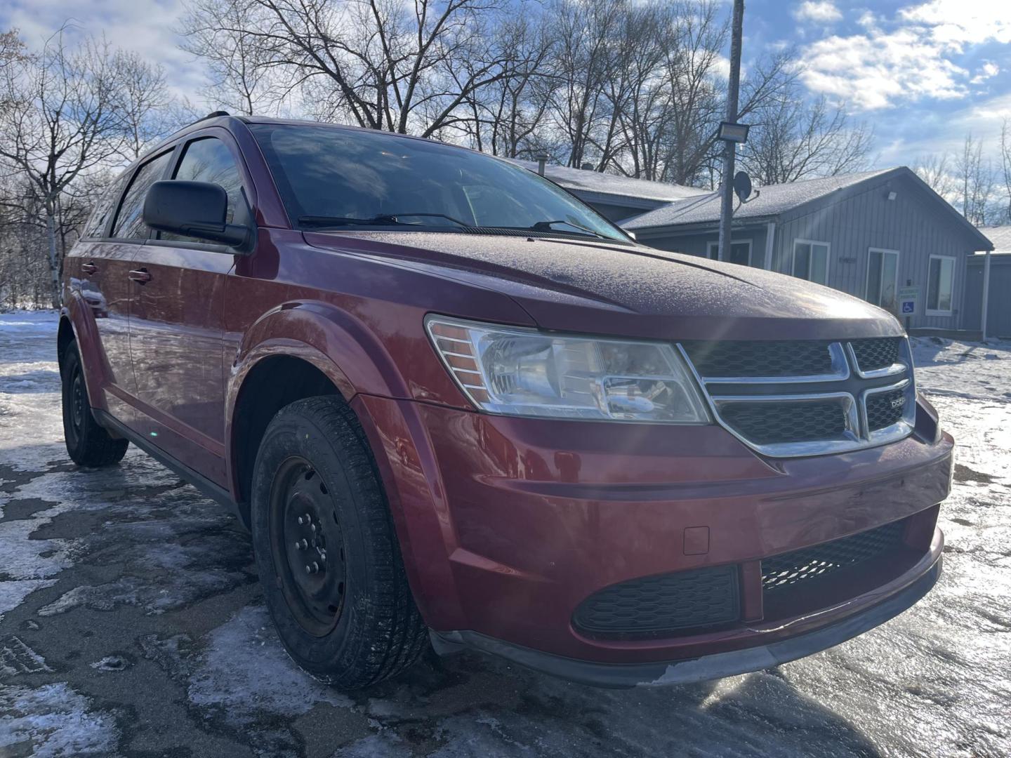 2011 Maroon Dodge Journey Express (3D4PG4FB5BT) with an 2.4L L4 DOHC 16V engine, 4-Speed Automatic transmission, located at 17255 hwy 65 NE, Ham Lake, MN, 55304, 0.000000, 0.000000 - Photo#6