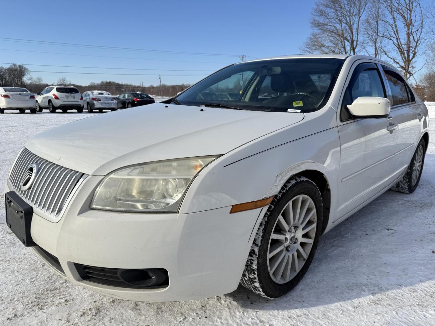 2009 White Mercury Milan V6 Premier (3MEHM08139R) with an 3.0L V6 DOHC 24V engine, 6-Speed Automatic transmission, located at 17255 hwy 65 NE, Ham Lake, MN, 55304, 0.000000, 0.000000 - Photo#0